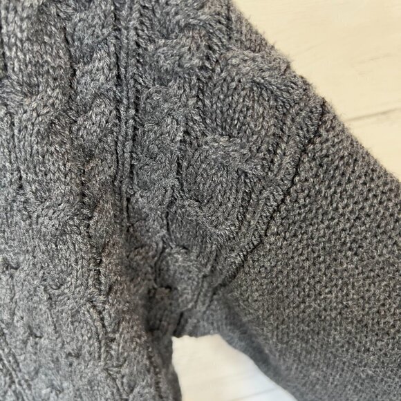 American Eagle Outfitters Sweater Womens Size Large Chunky Cable Knit Cowl Neck - Picture 7 of 7